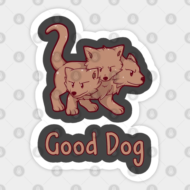 Cerberus Good Dog Sticker by MimicGaming